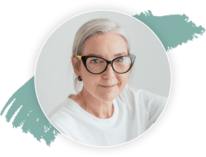 Senior Woman With Eyeglasses